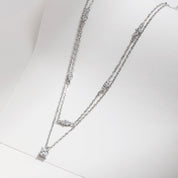 Aurelia Silver Pendant Necklace - NAVALLI