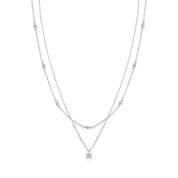 Aurelia Silver Pendant Necklace - NAVALLI