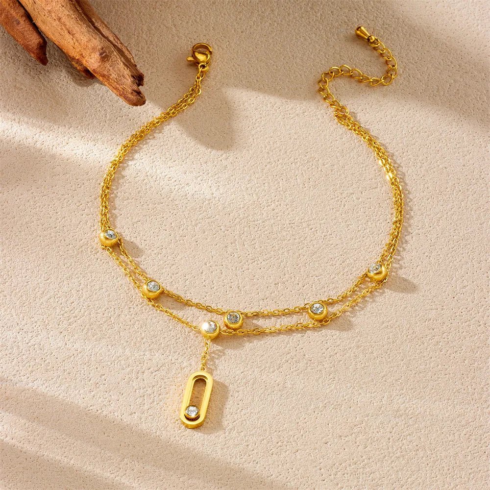 Aurora Shimmer Anklet - Anklet - Gold - 3