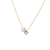 Ayla Birthstone Necklace - January - 13
