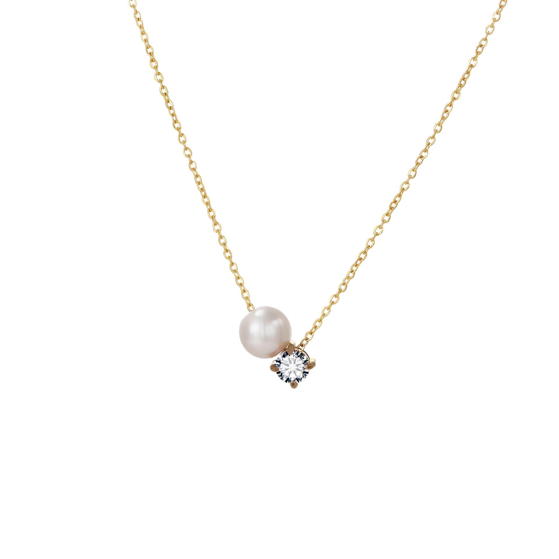 Ayla Birthstone Necklace - January - 13