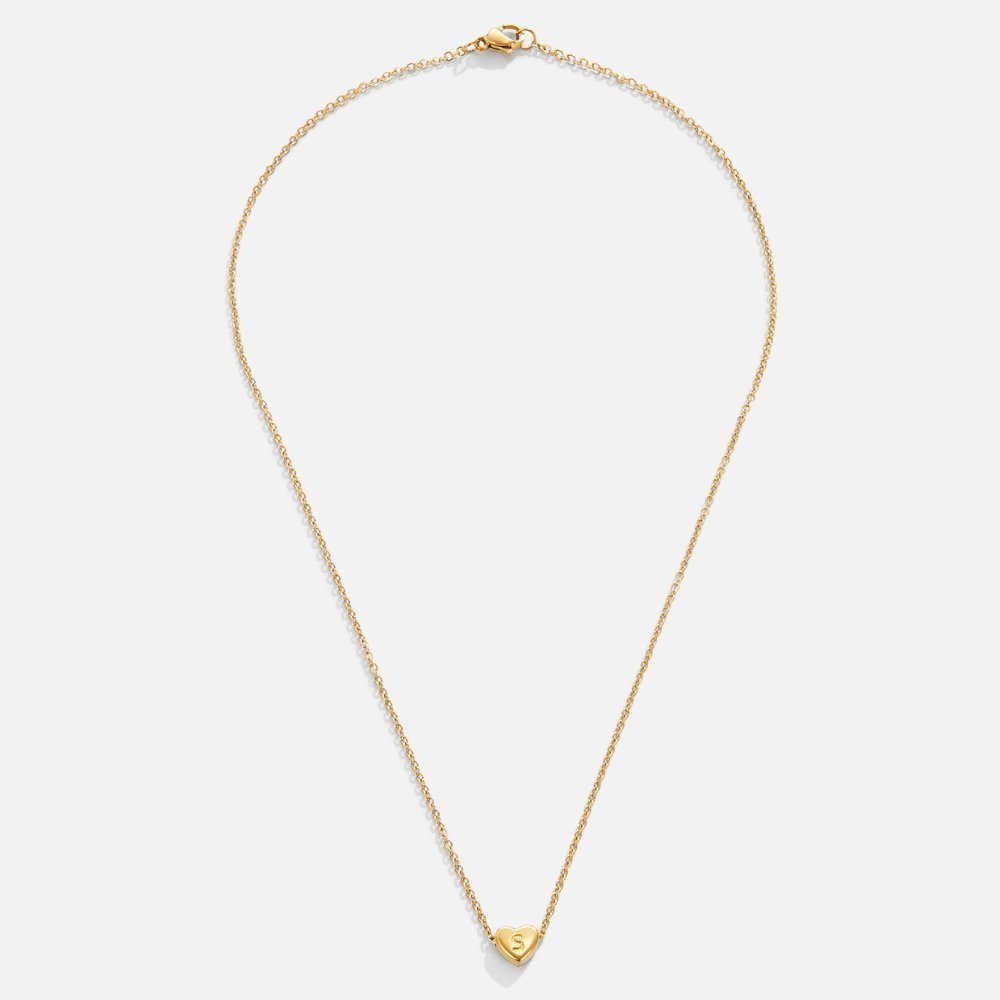 Bea Heart Necklace - Necklace - Letter S - 4