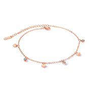 Bianca Sweetheart Anklet - Silver - 6