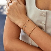 Blue Crystal Layered Bracelet - NAVALLIBracelet