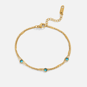 Blue Crystal Layered Bracelet - NAVALLIBracelet