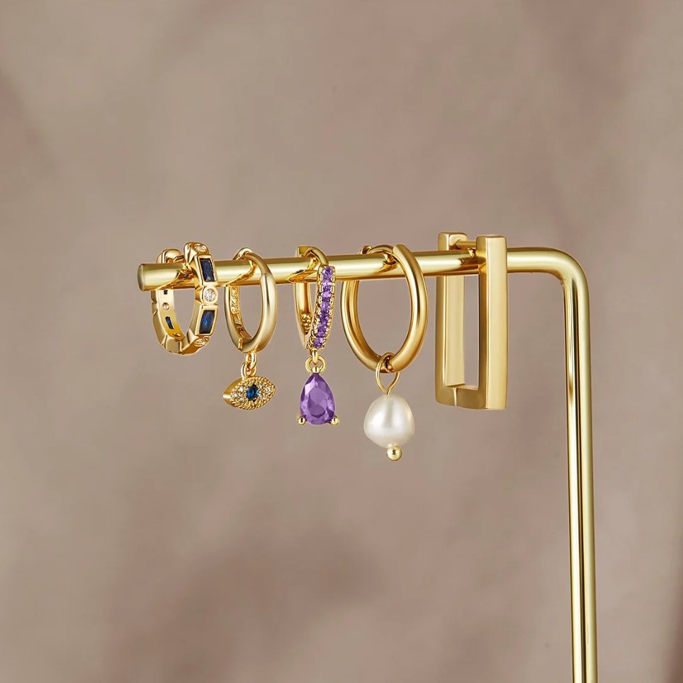 Blue Evil Eye Protection Earrings - Earrings - 7