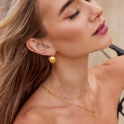 Bria Gold Earrings - Earrings - 4