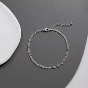 Brielle Double Strand Anklet - Anklet - Silver - 4