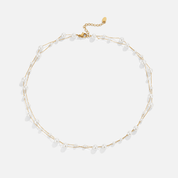 Calla Pearl Layered Necklace - Necklace - 2