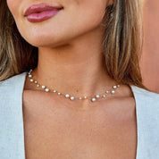 Calla Pearl Layered Necklace - Necklace - 1