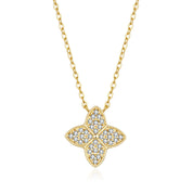 Camille Moissanite Clover Necklace - 2