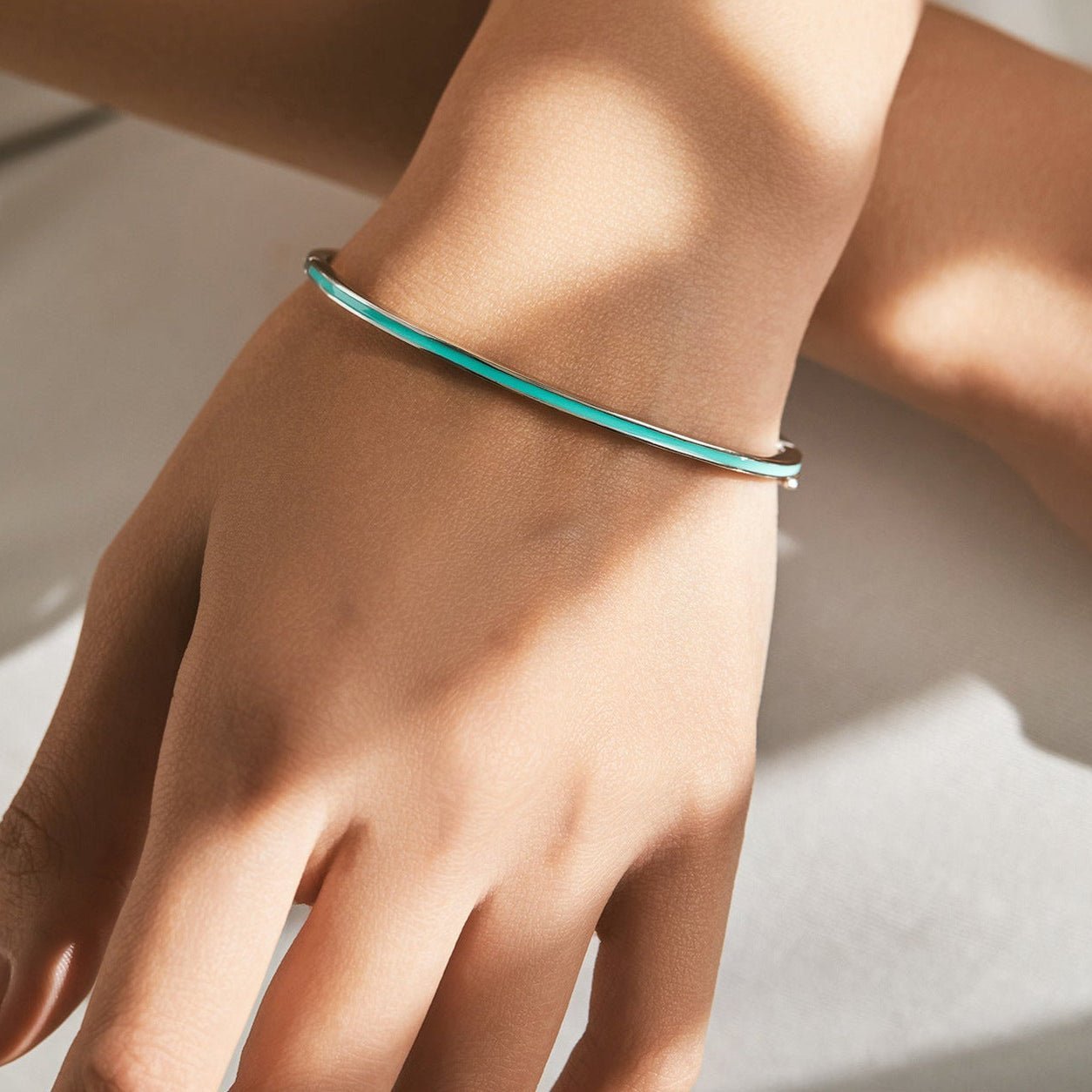 Camille Sterling Silver Bangle - 54 MM - 1