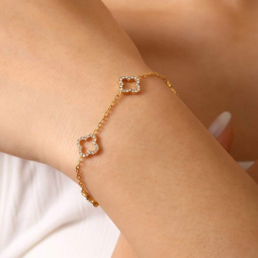 Celine Clover Bracelet - Gold - 1