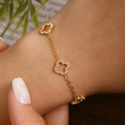 Celine Clover Bracelet - Gold - 2