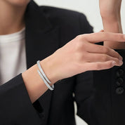 Céline Glow Silver Bangle - Bracelet - 160mm - 3