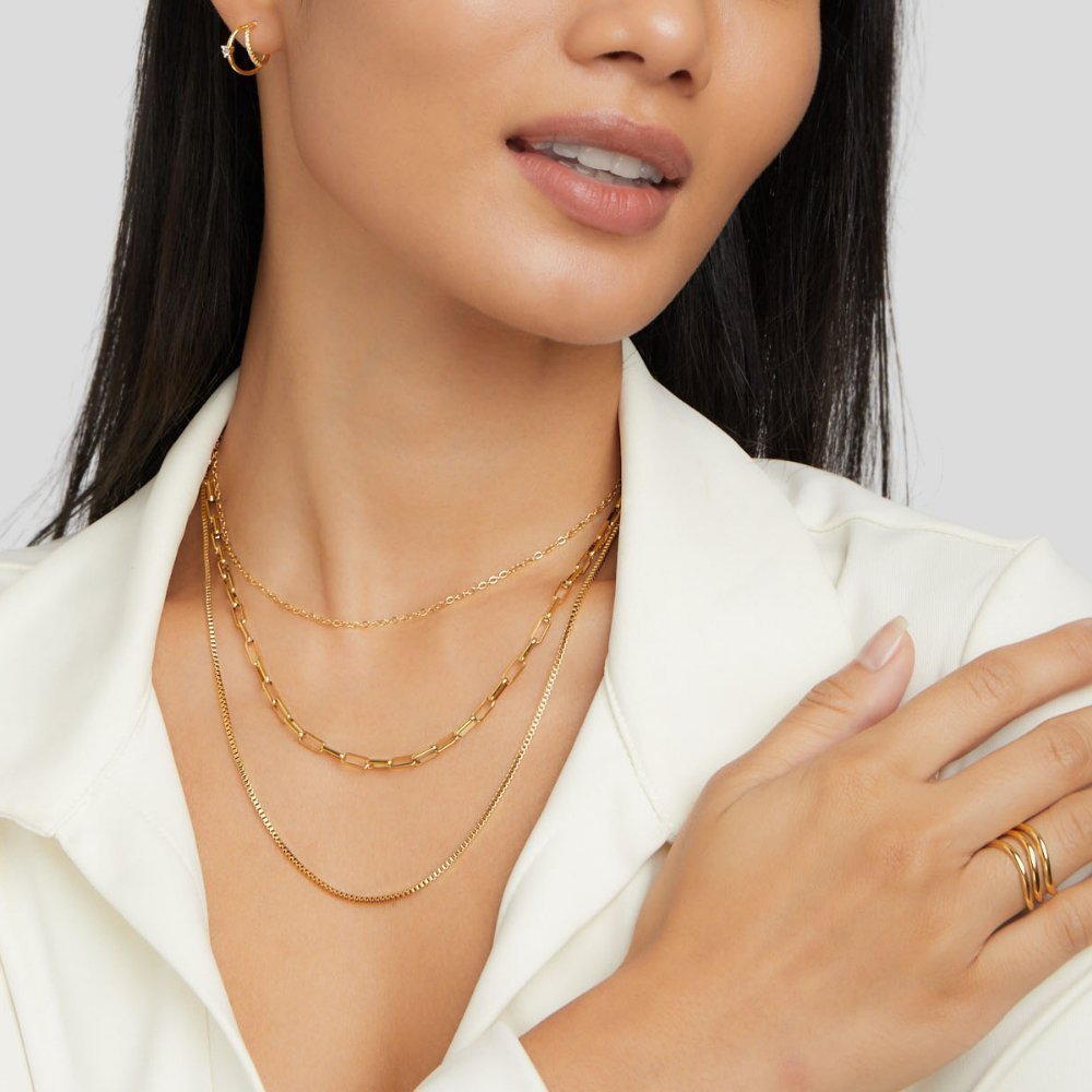 Chain Twisted Necklace - NAVALLINecklace