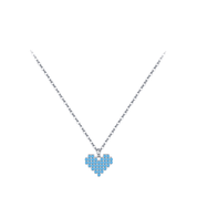 Chiara Silver Pendant Necklace - NAVALLI
