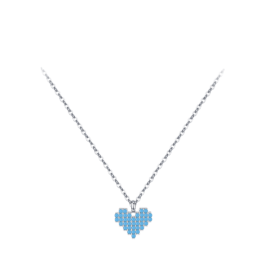 Chiara Silver Pendant Necklace - NAVALLI