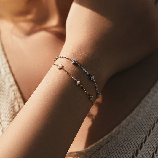 Chiara Sterling Silver Bracelet - NAVALLI