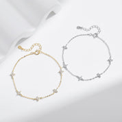 Chiara Sterling Silver Bracelet - Gold - 6