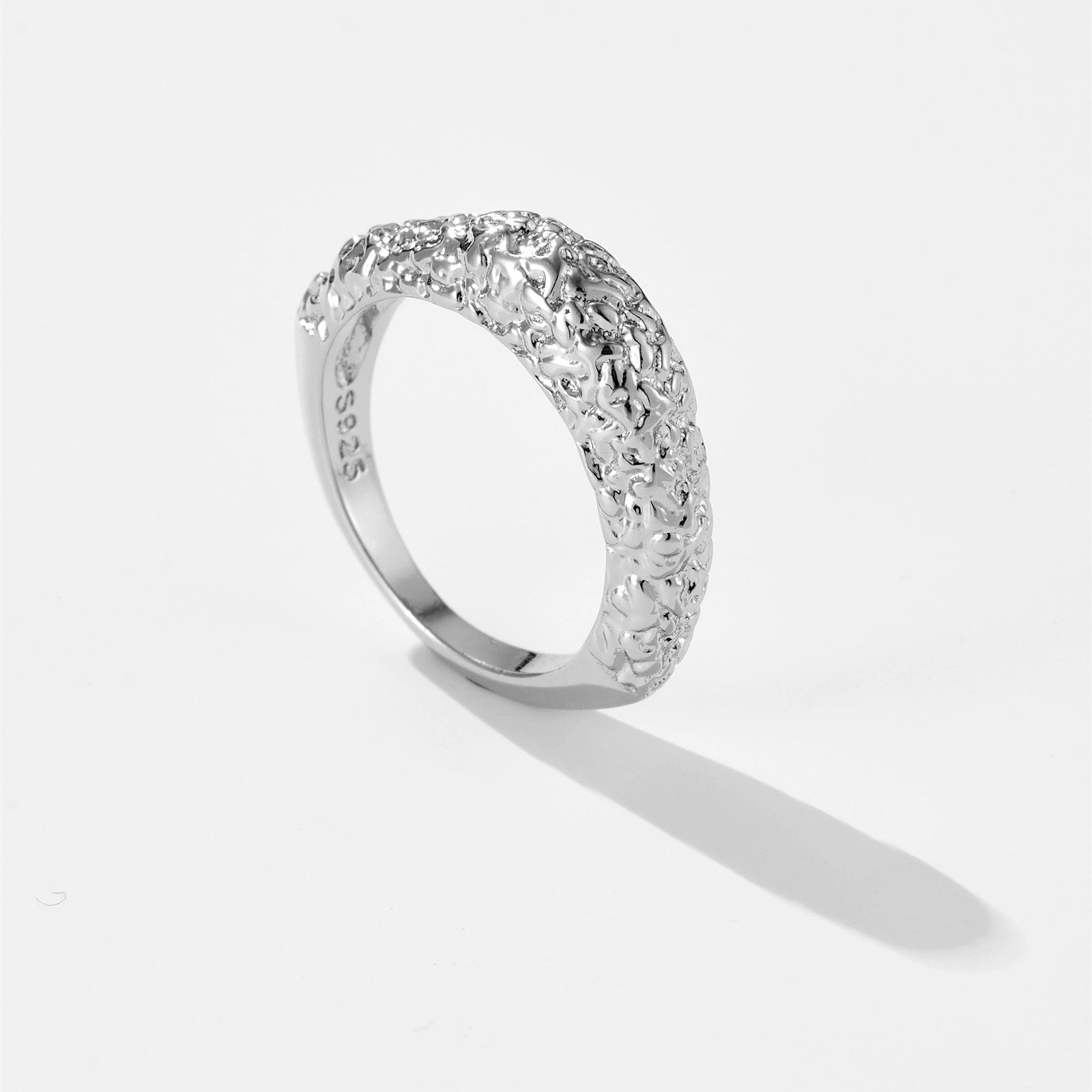 Clara Dome Ring - Platinum - US 6 | UK L - 3
