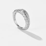 Clara Dome Ring - Platinum - US 6 | UK L - 3