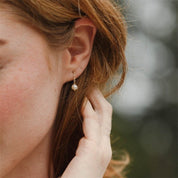 Clara Pearl Drop Earrings - Gold - 3