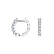 Clara Silver Hoop Earrings - NAVALLI