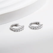 Clara Silver Hoop Earrings - NAVALLI