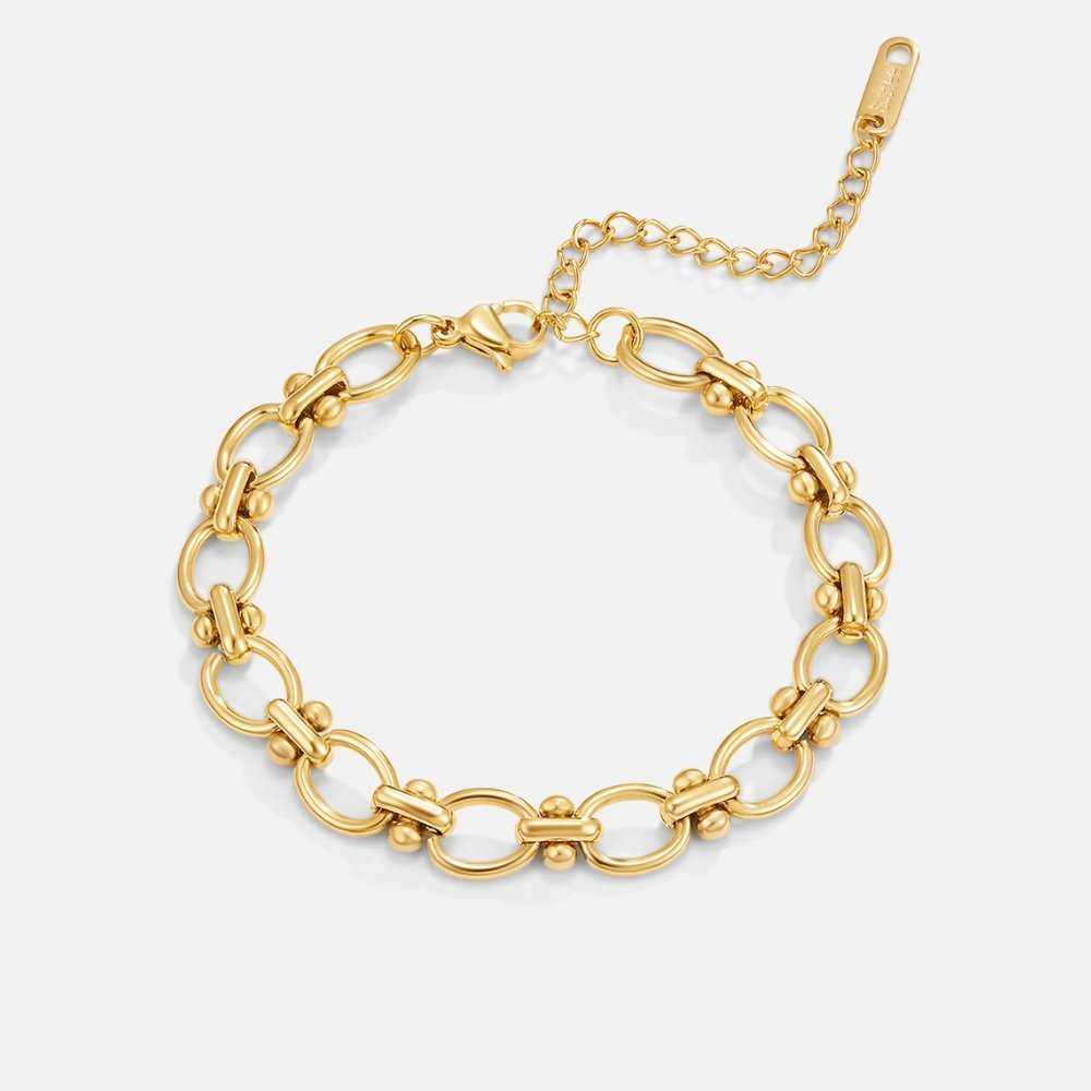 Classic Gold Link Bracelet - Bracelet - 4