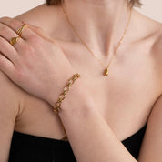 Classic Gold Link Bracelet - Bracelet - 5