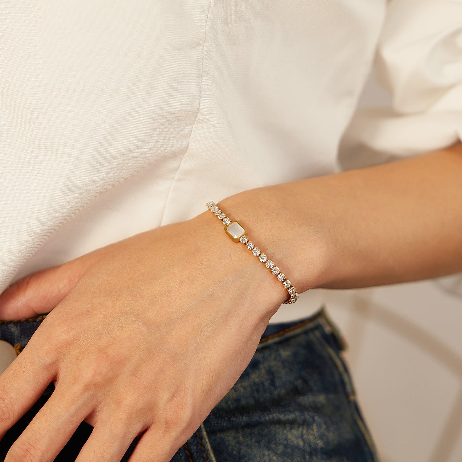 Cleo Crystal Bracelet - 3