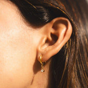 Cleo Crystal Drops - Gold - 1