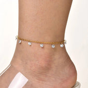 Colette Starlight Anklet - Anklet - Crystal - 1