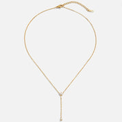 Crystal Lariat Drop Necklace - NAVALLINecklace