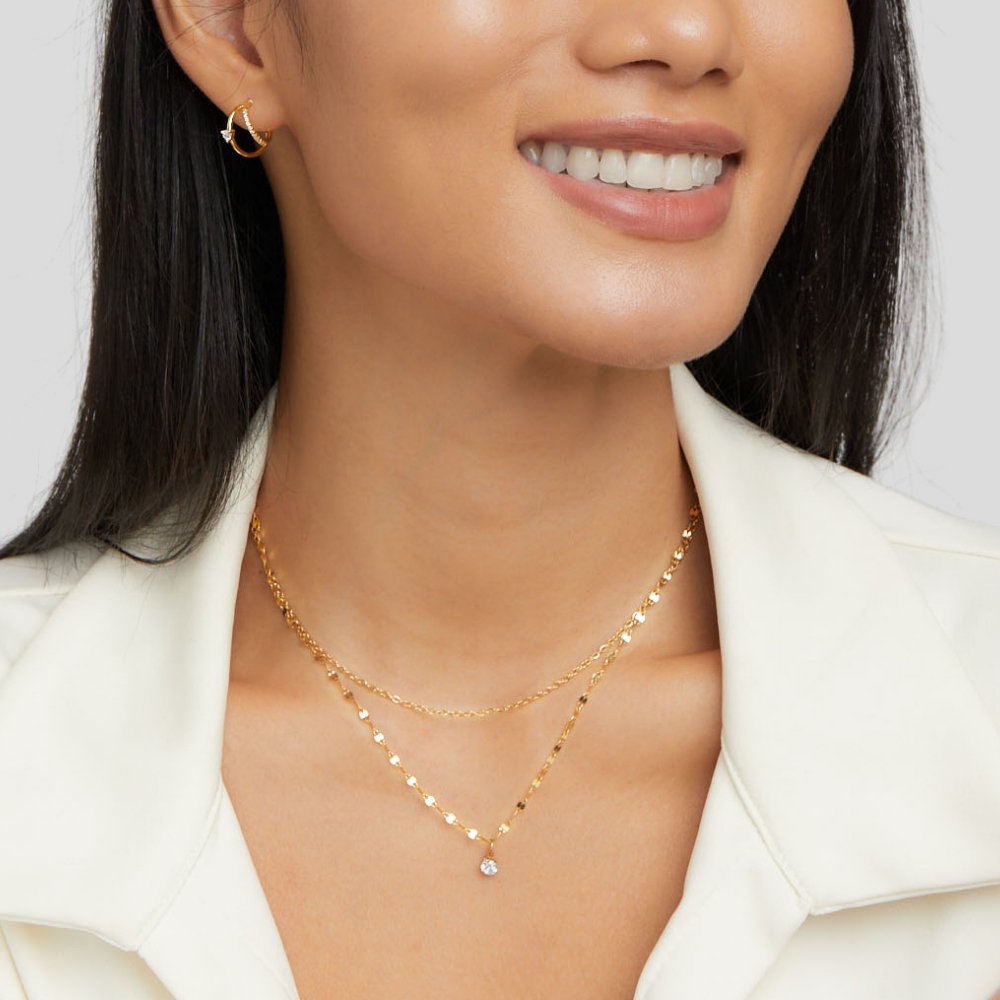 Crystal Teardrop Necklace - Necklace - 5