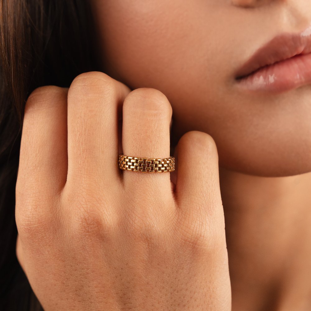 Dahlia Chain Ring - Ring - US 6 | UK L - 1
