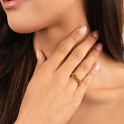 Dahlia Chain Ring - Ring - US 6 | UK L - 3