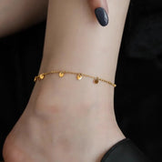 Dahlia Polka Anklet - Silver - 4