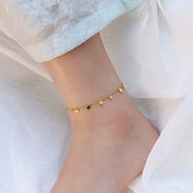 Dahlia Polka Anklet - Silver - 5