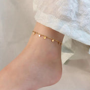 Dahlia Polka Anklet - Gold - 1
