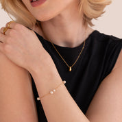 Dainty Pearl Chain Bracelet - NAVALLIBracelet