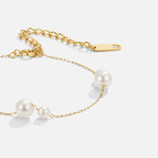 Dainty Pearl Chain Bracelet - Bracelet - 2
