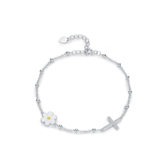 Daisy Cross Bracelet - NAVALLIBracelet