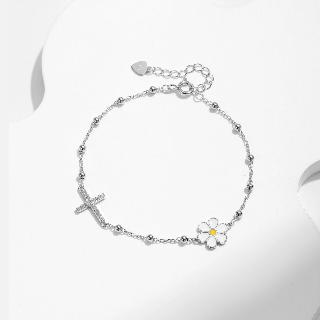 Daisy Cross Bracelet - Bracelet - 4