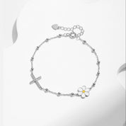 Daisy Cross Bracelet - Bracelet - 4