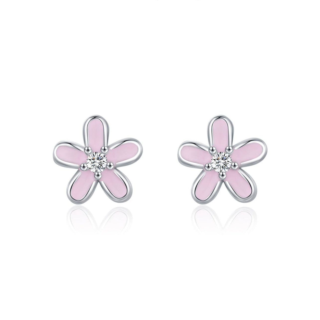 Daisy Sterling Silver Studs - NAVALLI