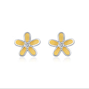 Daisy Sterling Silver Studs - NAVALLI