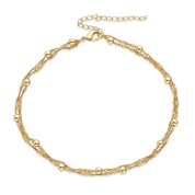 Daphne Twin Bead Bracelet - Bracelet - Gold - 2