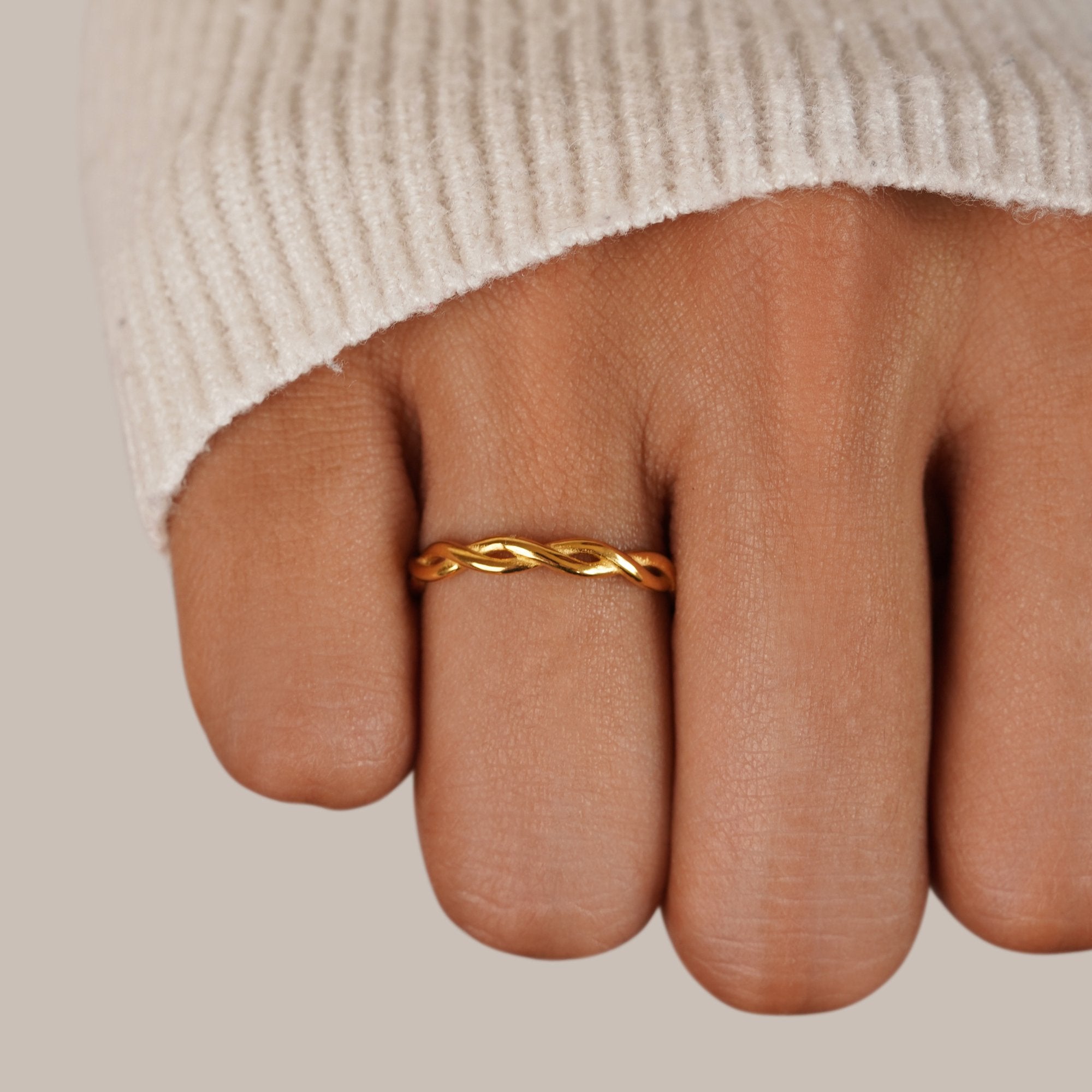 Delia Gold Ring - Ring - US 6 | UK L - 1